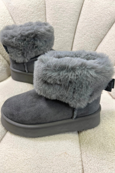 Charcoal online gray booties