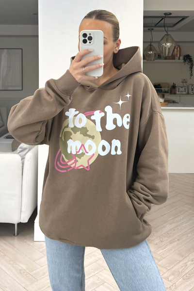 To the moon clearance hoodie