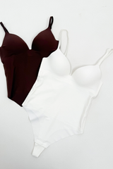 MULTI PACK FALLON WHITE & CHOCOLATE BODYSUIT