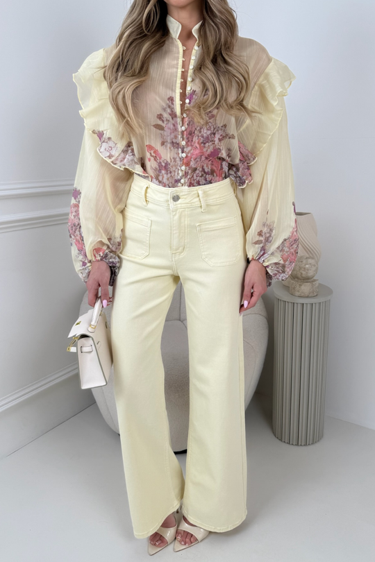JENNY LEMON STRAIGHT  LEG FRONT POCKET JEANS