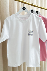 Ciao amigo white heavyweight printed t-shirt