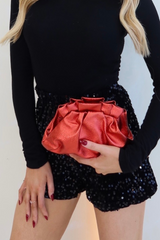 Serenity red pouch bag