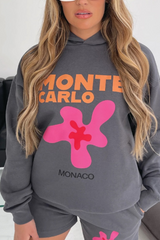 Monte Carlo steel grey premium hoodie