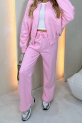 Milly Baby Pink Straight Leg Jogger Loungewear Cash N Carry