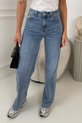 ROSIE BLUE DENIM STRAIGHT LEG JEANS