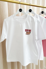 Fresh fruit white heavyweight printed t-shirt