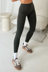 Grace Khaki Seamless Leggings Activewear