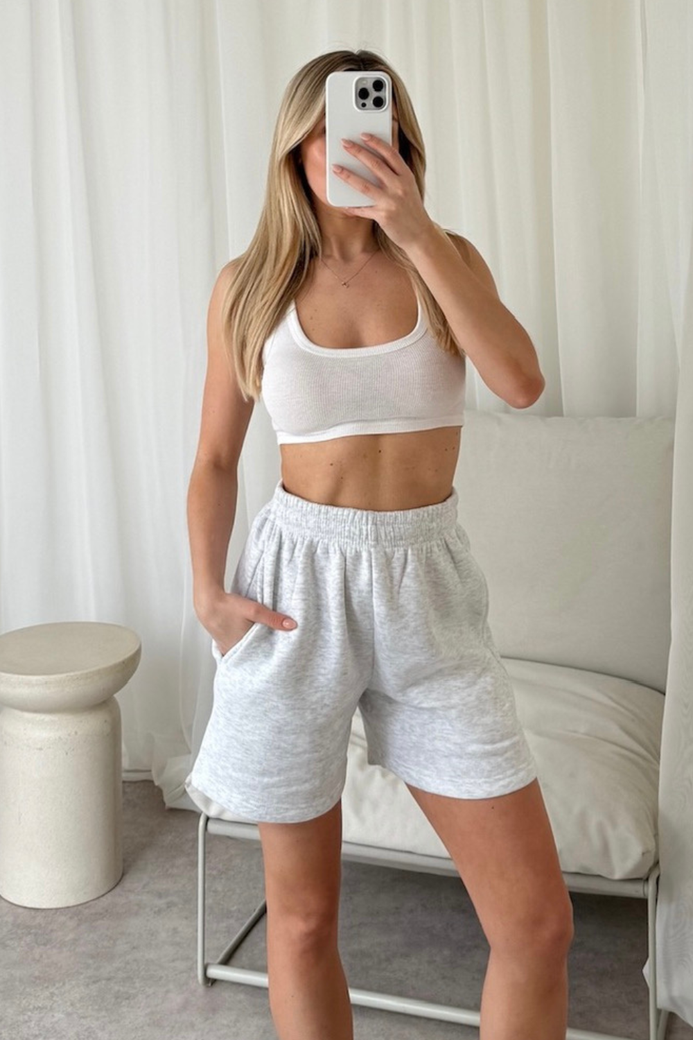 Milly marl shorts loungewear Glamify Famous For Loungewear