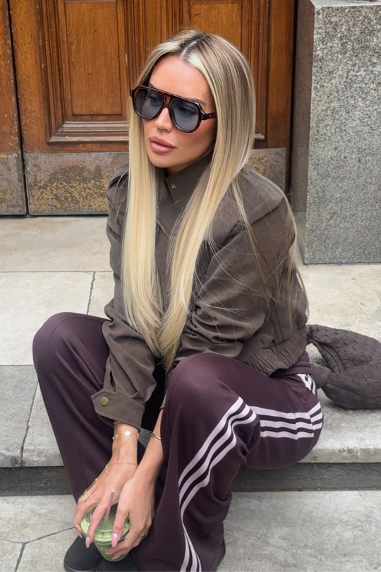 Jamie brown faux suede jacket