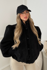 GLAMIFY BLACK EMBROIDERED CAP