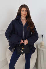 SAILOR NAVY LACE TRIM JACKET