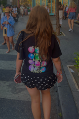 CHOOSE DISCO BLACK PRINTED HEAVYWEIGHT TSHIRT X SCOUSE PRINTS
