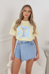 Cin Cin Butter printed oversized t-shirt