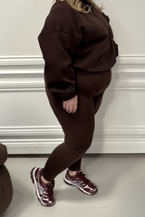 CURVE CHOCOLATE BUTTERY SOFT LEGGINGS