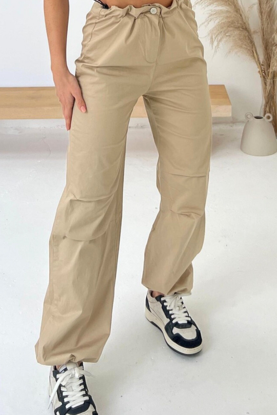 Karina sand cargo trousers