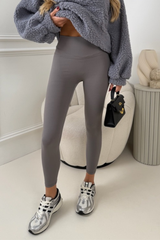 GLAMIFY GREY BUTTERY SOFT LEGGINGS