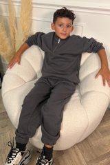 Mini steel grey premium essential joggers