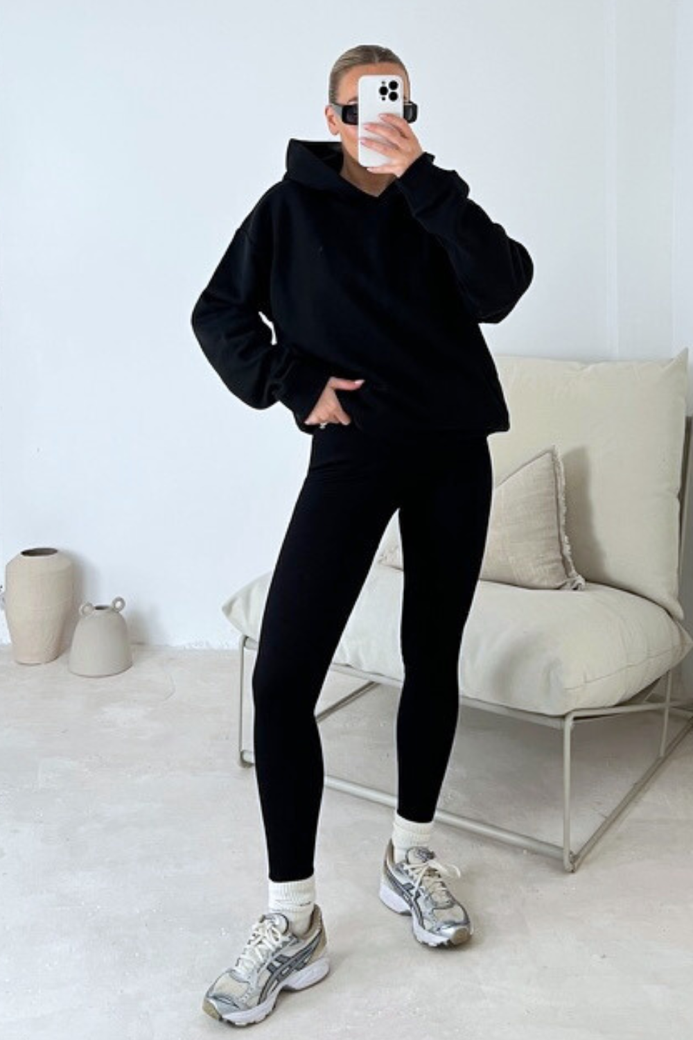 Hoodie leggings outfit sale