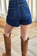 Kennedy dark denim skort