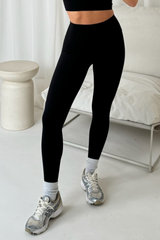 Glamify Black Buttery Soft Legging Leggings