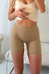 Zena camel cycling shorts