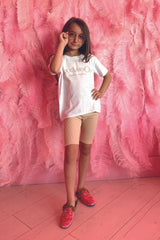 Mini Good Vibes Stone Cycling Short Coord Co Ord