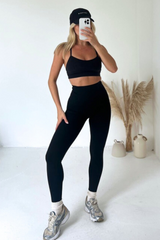 Grace Black Seamless Leggings Activewear