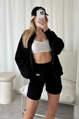 Milly black shorts loungewear