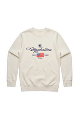 Manhatten printed ecru sweater