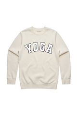 YOGA printed ecru sweater