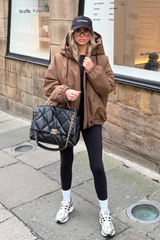 HALLEY CHOCOLATE HOODED JACKET