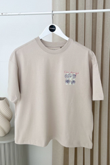 Ciao amigo back print stone boxy t-shirt