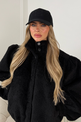 GLAMIFY BLACK EMBROIDERED CAP