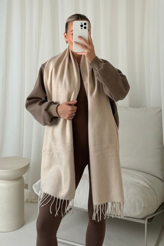 Missy cream scarf