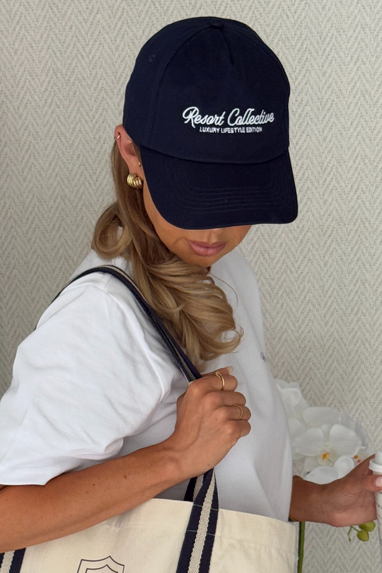 Resort collective navy embroidered cap - Resort Collective