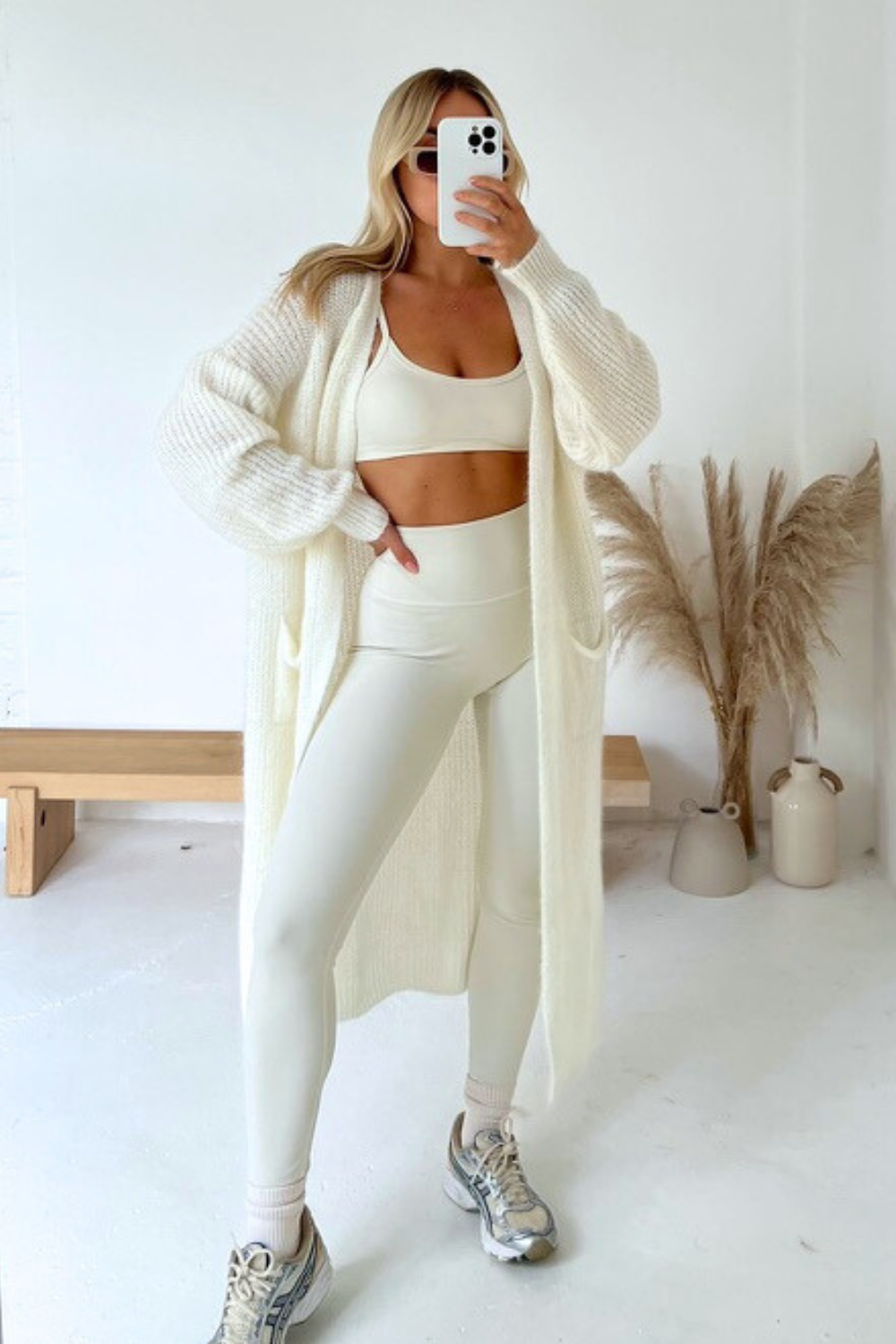 Fine knit sales longline cardigan