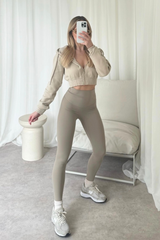 Grace Mocha Seamless Leggings Activewear