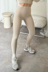 Grace Beige Seamless Leggings Activewear