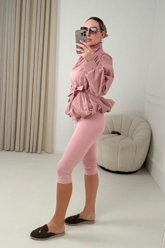 EMILY PINK CAPRI LEGGINGS