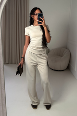 DAPHNE BEIGE & TROUSER CO ORD