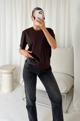 Lily everyday essential chocolate tee