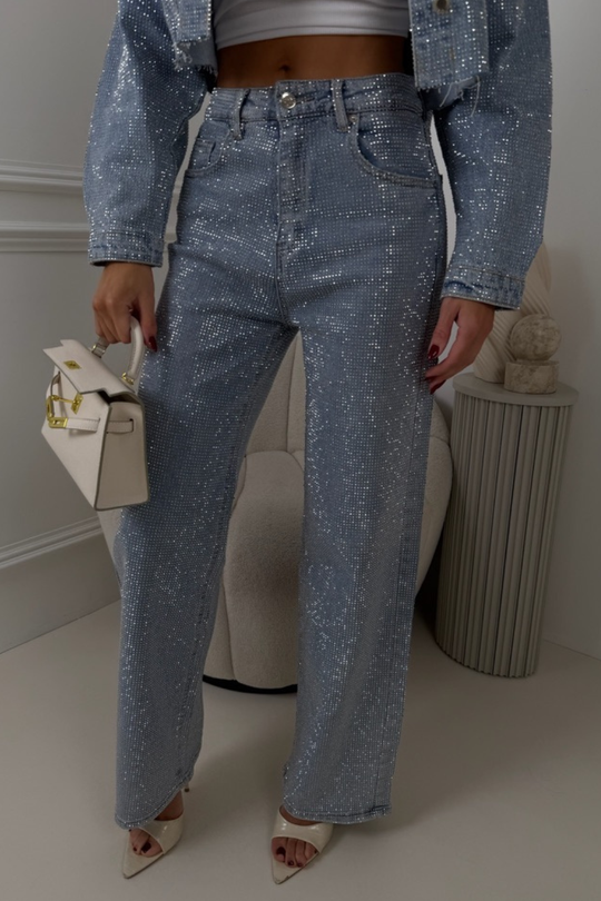 Cassi blue diamante jeans