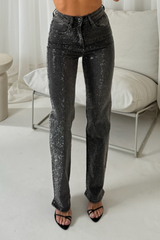 Cassi grey diamante jeans