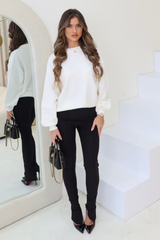 Gabby cream knit sweater