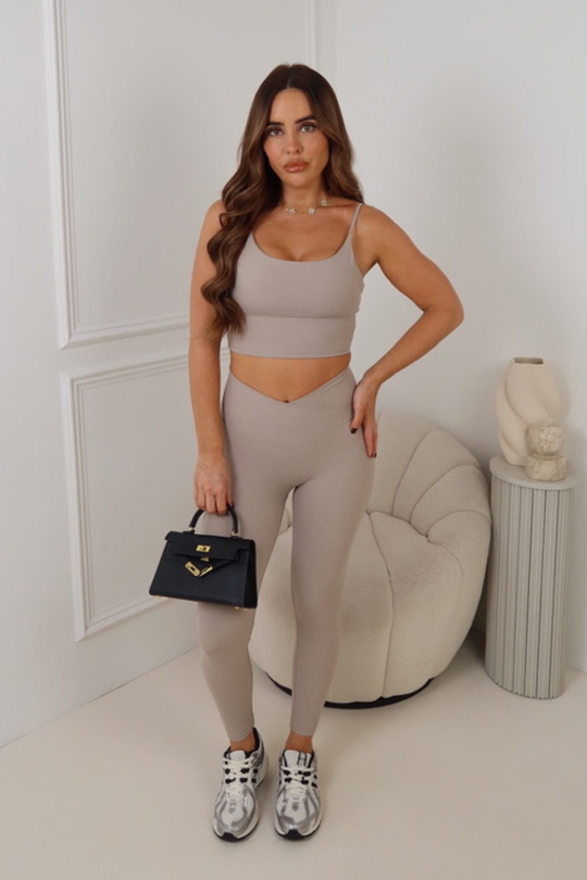 AIDA STONE WRAP OVER LEGGINGS