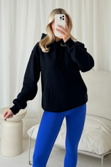 Bella navy and sapphire premium hoodie ultimate legging set
