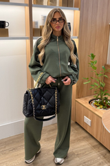 ROSSI GREEN STRIPED TRACKSUIT