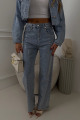 Cassi blue diamante jeans