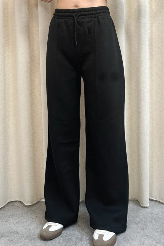 TALL Glamify premium black straight leg jogger