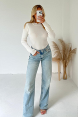 Tilly white heart diamante Sleeve Jumper